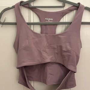 Manduka Lilac Sports Bra